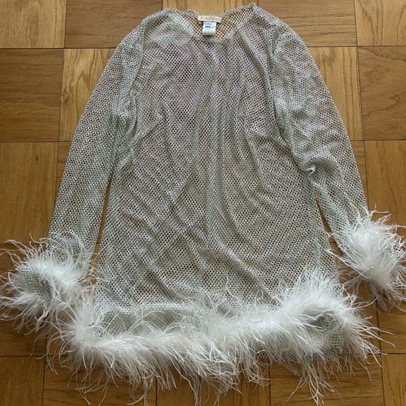 Untamed Petals Disco Sheer Dress - Picture 4 of 6